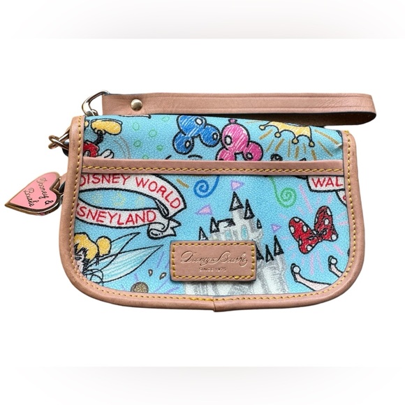 Rare Dooney & Bourke Disney Sketch Wristlet - Picture 2 of 9